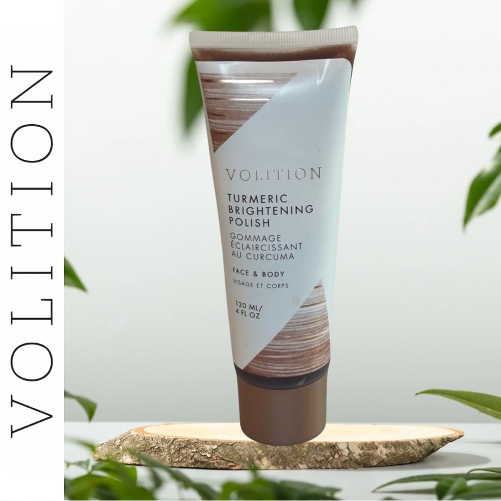 New Volution Beauty Turmeric Brightening Polish Face & Body Exfoliator / 4 fl oz
